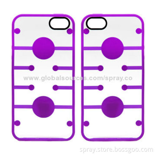 TPU Bumper Frames with Crystal Clear Cover Skin for iPhone 5, 5S, Different Colors Available